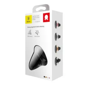   Baseus Small Ears mágneses autós tartó, szellőzőrácshoz, fekete (SUER-A01)