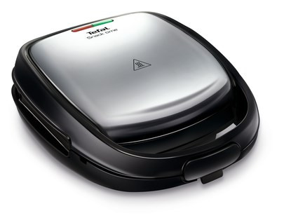 Tefal SW341D12 Snack Time 2in1 Szendvics sütő, 700W, Cserélhető lapok, Rozsdamentes acél
