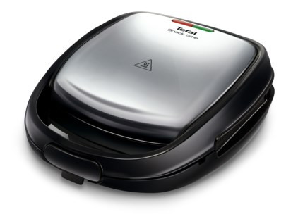 Tefal SW341D12 Snack Time 2in1 Szendvics sütő, 700W, Cserélhető lapok, Rozsdamentes acél