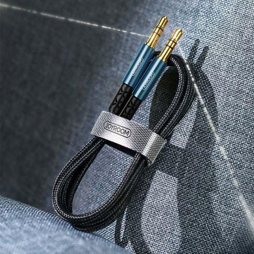 Joyroom Audio Cable Stereo, 3.5 mm Mini Jack, 2m, Black (SY-10A1)