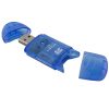 TITANUM TA101B SDHC USB 2.0 CARD READER BLUE