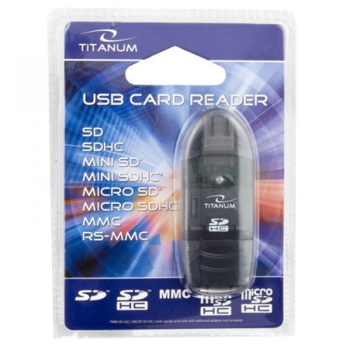 Esperanza TITANUM SDHC USB 2.0 kártyaolvasó (TA101K)