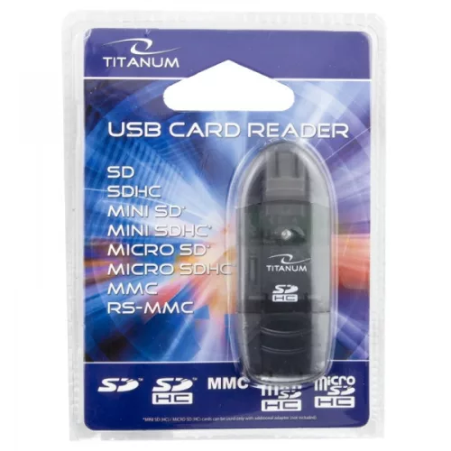 Esperanza TITANUM SDHC USB 2.0 kártyaolvasó (TA101K)