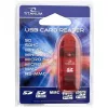 TITNAUM TA101R SDHC USB 2.0 KÁRTYAOLVASÓ PIROS