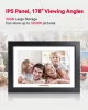 Thomson 1001W digitális képkeret 10" 1280x800, WiFi képátvitel mobilappról, érintő kijelző, fekete