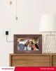 Thomson 7001P digitális képkeret 7" 1024x600, WiFi képátvitel mobilappról, érintő kijelző, barna