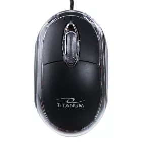 TITANUM RAPTOR 3D USB vezetékes optikai egér (fekete)