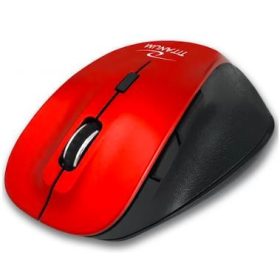   TITANUM VEZETÉK NÉLKÜLI BLUETOOTH OPTIKAI EGÉR 6D FORNAX PIROS TM122R