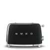Smeg kenyérpirító 2 szeletes, 50-es évek design (fekete) TSF01BLEU