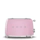 Smeg kenyérpirító 2 szeletes, 50-es évek design (rózsaszín) TSF01PKEU