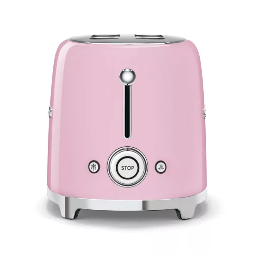 Smeg kenyérpirító 2 szeletes, 50-es évek design (rózsaszín) TSF01PKEU