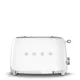 Smeg kenyérpirító 2 szeletes, 50-es évek design (fehér) TSF01WHEU