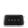 Smeg kenyérpirító 4 szeletes, 50-es évek design (fekete) TSF02BLEU