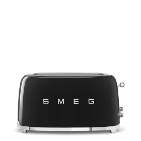   Smeg kenyérpirító 4 szeletes, 50-es évek design (fekete) TSF02BLEU
