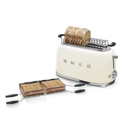 Smeg kenyérpirító 2 szeletes, 50-es évek design (Krém) TSF02CREU