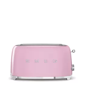   Smeg kenyérpirító 4 szeletes, 50-es évek design (rózsaszín) TSF02PKEU