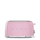Smeg kenyérpirító 4 szeletes, 50-es évek design (rózsaszín) TSF02PKEU