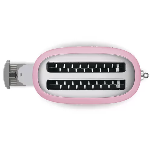 Smeg kenyérpirító 4 szeletes, 50-es évek design (rózsaszín) TSF02PKEU