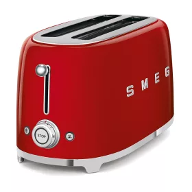   Smeg kenyérpirító 4 szeletes, 50-es évek design (piros) TSF02RDEU