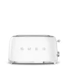Smeg kenyérpirító 4 szeletes, 50-es évek design (fehér) TSF02WHEU