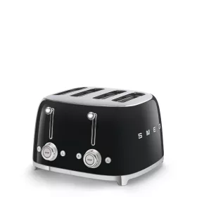   Smeg kenyérpirító 4 szeletes, 50-es évek design (fekete) TSF03BLEU
