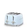 SMEG TSF03PBEU 4 szeletes kenyérpirító (4 réssel) 6 pirítási fokozattal és 3 automata programmal 50's Style Retro design , Pasztellkék