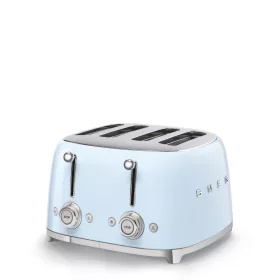   SMEG TSF03PBEU 4 szeletes kenyérpirító (4 réssel) 6 pirítási fokozattal és 3 automata programmal 50's Style Retro design , Pasztellkék