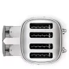Smeg kenyérpirító 4 szeletes, 50-es évek design (króm) TSF03SSEU