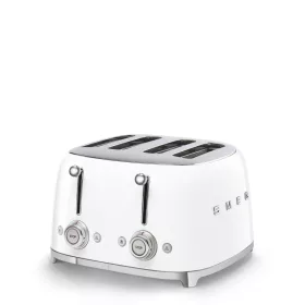   Smeg kenyérpirító 4 szeletes, 50-es évek design (fehér) TSF03WHEU