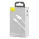 Baseus Simple Wisdom USB-A - Lightning kábel 2db 1.5m fehér (TZCALZJ-02)