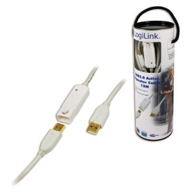 Logilink USB 2.0-ás aktív hosszabbító kábel, 12M