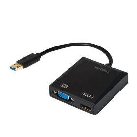 Logilink USB-adapter, USB 3.0 Combo VGA/HDMI (UA0234)