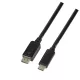 Logilink USB 3.2 Gen 1x1 USB-C  M és Display-port 1.2 közötti kábel, 3m