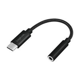   LogiLink USB-C -> 3,5 mm-es audio jack adapter 13 cm (UA0398)