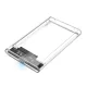 Logilink 2,5" külső HDD ház átlátszó (UA0409)