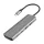 Logilink Ultravékony USB 3.2 Gen2 hub, 2x USB-A, 5x USB-C, PD, 100 W, asztroszürke (UA0414)
