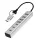 Logilink USB 3.0 hub, 7 port, 4x USB-A, 3x USB-C, 2 az 1-ben csatlakozókábel, 5 Gbit/s, ezüst