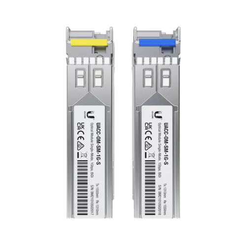Ubiquiti UACC-OM-SM-1G-S-20 | SFP Module | BIDI, SM, Simplex LC, 1.25Gbps, 3km