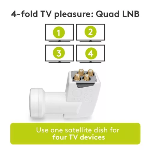 Goobay Quad univerzális LNB műholdvevő fej