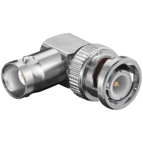 Goobay BNC dugó BNC aljzat 90° adapter