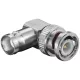 Goobay BNC dugó BNC aljzat 90° adapter