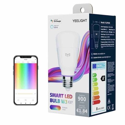Smart Yeelight W3 E27 izzó (színes)
