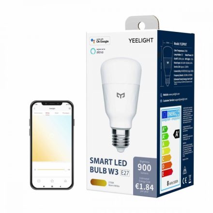 Xiaomi Yeelight Smart Bulb W3 LED izzó, színes 