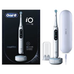 ORAL-B IO SERIES 10 ELEKTROMOS FOGKEFE, UTAZÓTOKKAL, FEHÉR